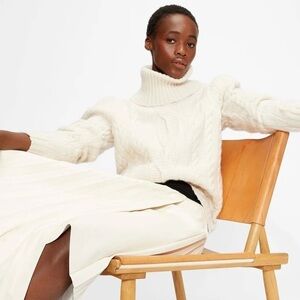 Ted Baker Vvera Extreme Sleeve Cable Sweater